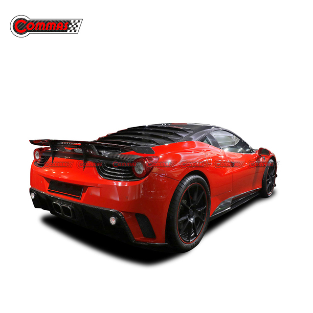 Mansory Style Carbon Fiber Rear Spoiler For Ferrari 458