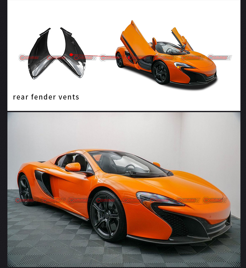 mclaren 650s fender vent side