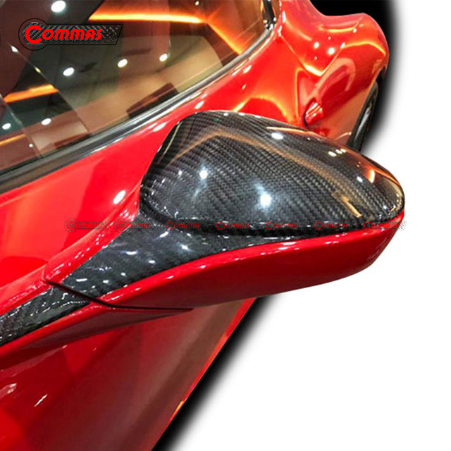 Carbon Fiber Rearview Mirror Cover For Ferrari 458