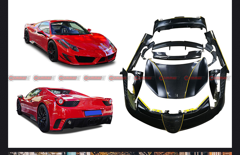 mansory style body kit for ferrari 458