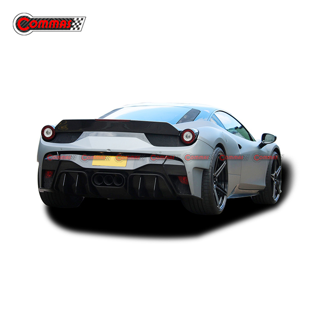 Vorsteiner Style Carbon Fiber Rear Ducktail Wing For Ferrari 458