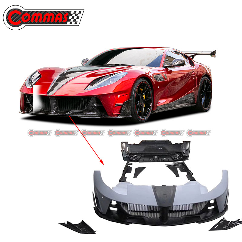 Half Carbon Fiber Mansory Style Body Kit For Ferrari 812