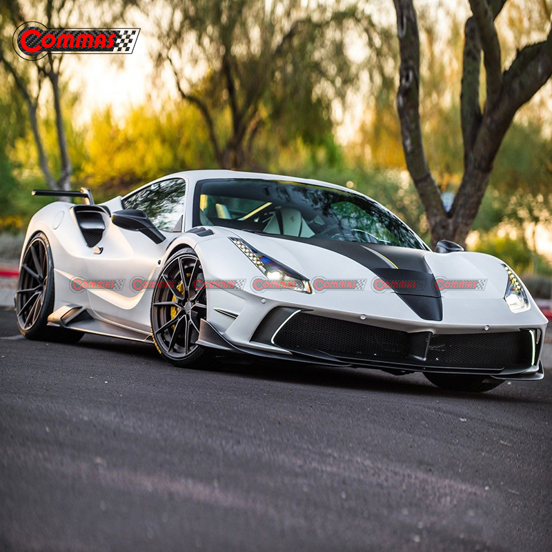 Mansory Style Carbon Fiber Fenders For Ferrari 488