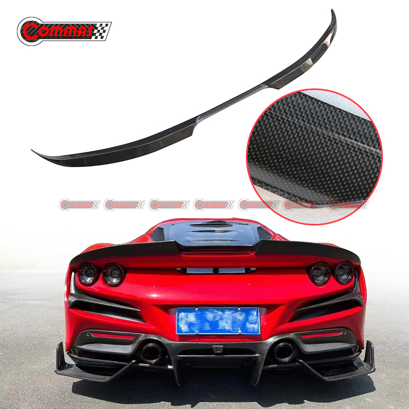 Mansory Style Carbon Fiber Rear Spoiler Wing For Ferrari F8