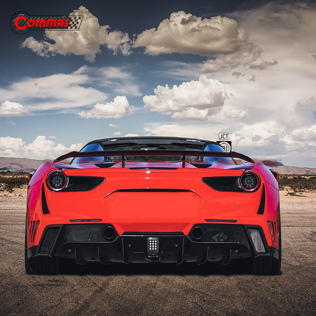 Novitec Ross Style Carbon Fiber Rear Spoiler For Ferrari 488 GTB