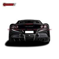 Novitec Style Carbon Fiber Rear Lip Diffuser For Ferrari F8
