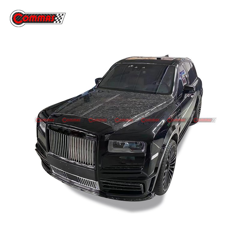 Mansory Style Carbon Fiber Engine Hood Cover For Rolls Royce Cullinan