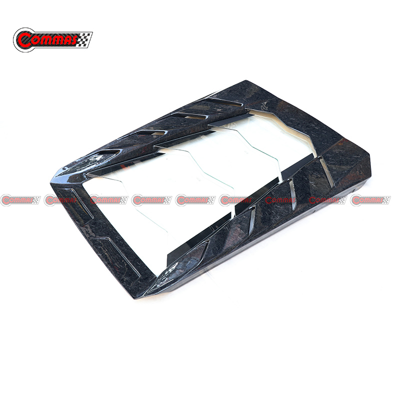 Mansory Style Carbon Fiber Rear Trunk Engine Hood Cover For Lambroghini Huracan LP610