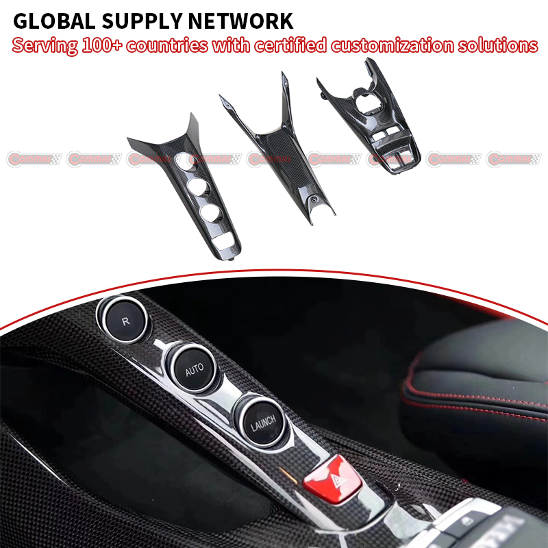 Ferrari 488 Original dry carbon fiber center control panel trim interior