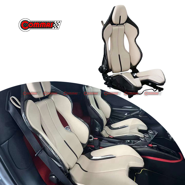 Ferrari SF90-458-488-812-F8-296GTB dry carbon fiber track edition seat