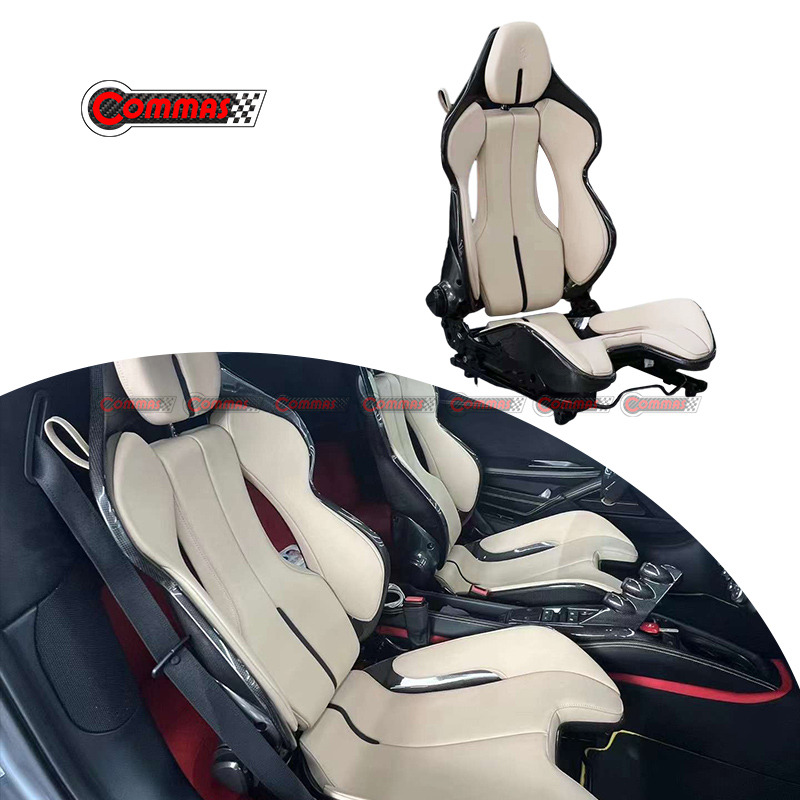 Ferrari SF90-458-488-812-F8-296GTB dry carbon fiber track edition seat