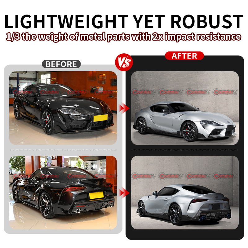 Toyota Supra A90 TOMS dry carbon fiber bodykit