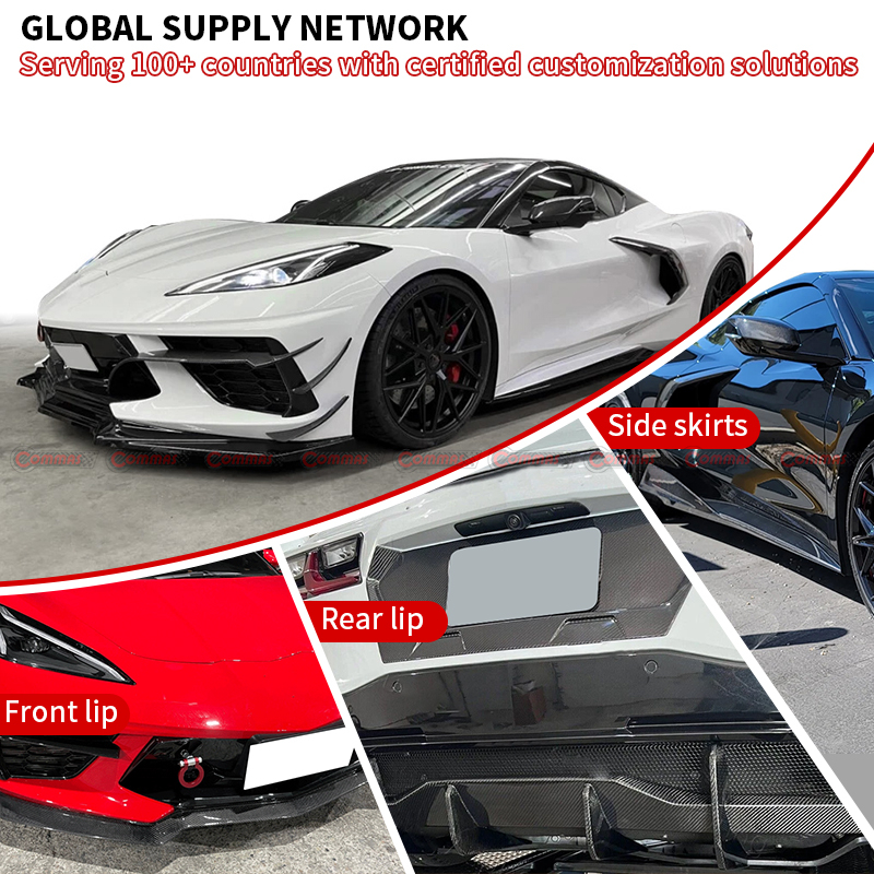2020-2021 Chevrolet Corvette C8 original carbon fiber bodykit