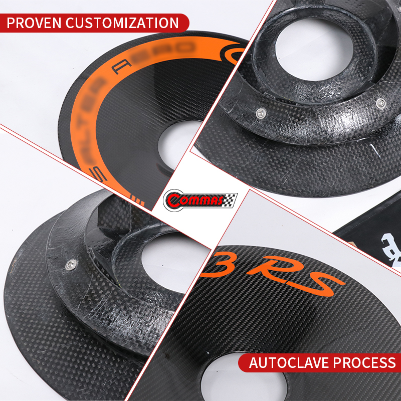 Porsche 991-992 GT3RS dry carbon fiber hubcap