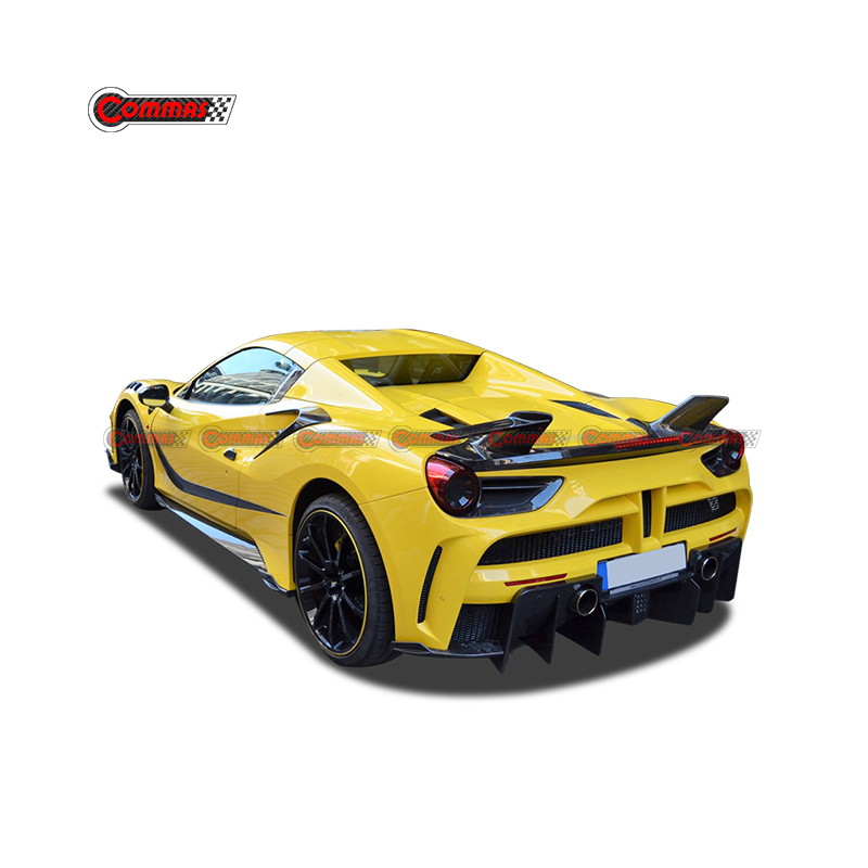 Ferrari 488GTB mansory dry carbon fiber side vents
