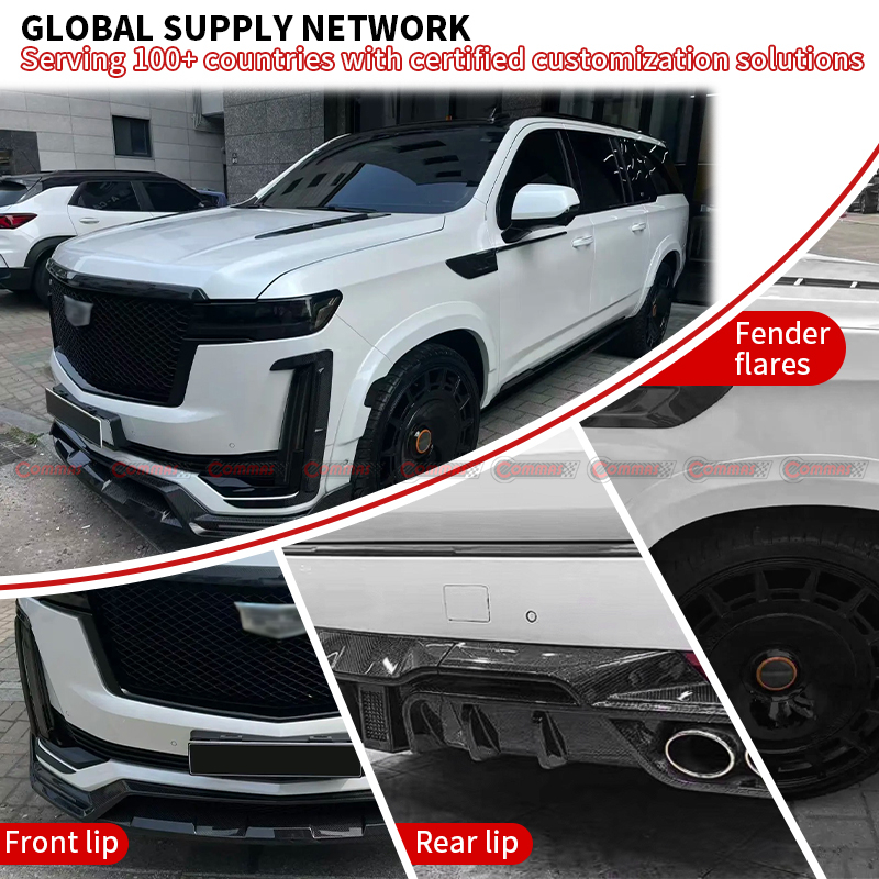 Cadillac Escalade mansory dry carbon fiber body kit