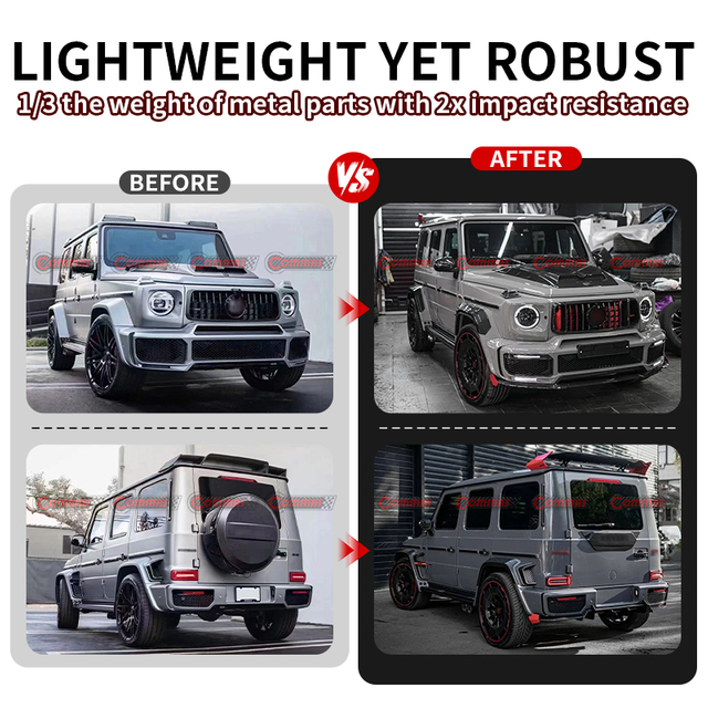 Mercedes-benz G-Class w464 modified with BB G900 carbon fiber body kit