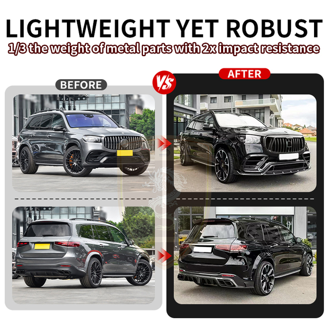 Mercedes-benz GLS 63 modified with msy carbon fiber body kit