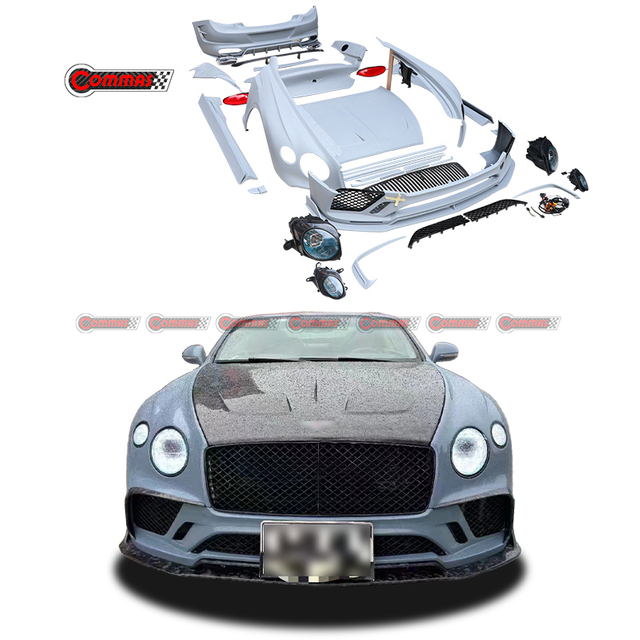 2022 Bentley Continental GT Convertible body kit mansory carbon fiber wing bodykit