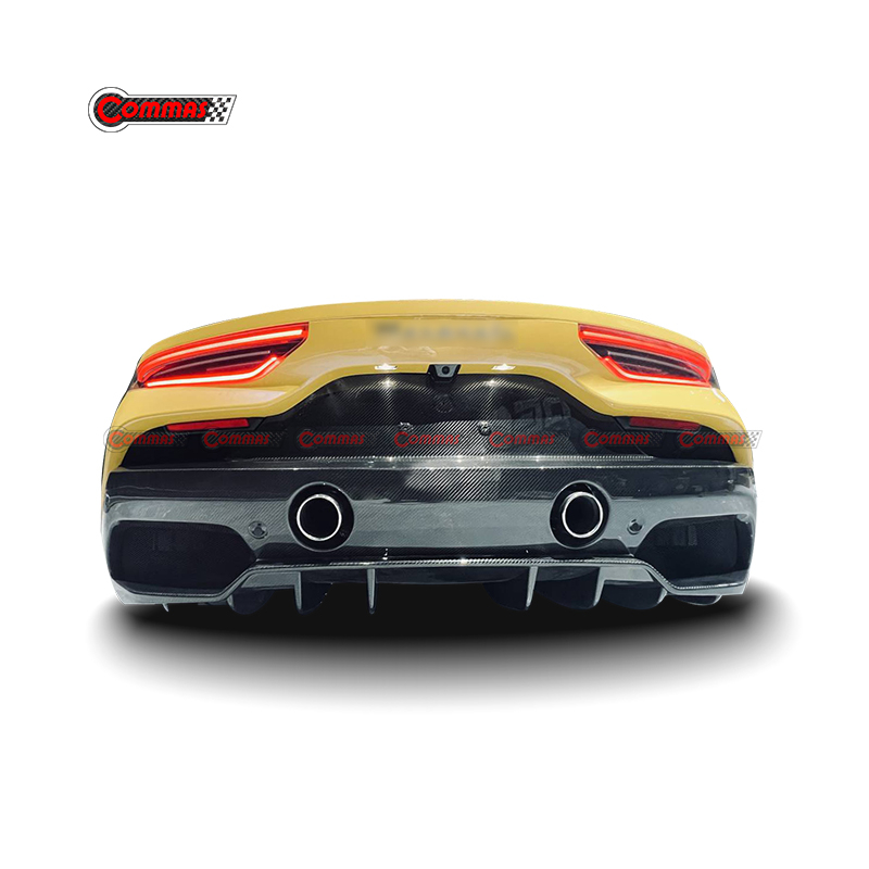 Maserati MC20 body kit original dry carbon fiber posterior lip