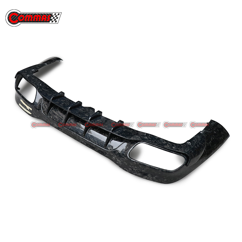 MT Style Carbon Fiber Rear Diffuser Lip For Mercedes Benz AMG GT GT63