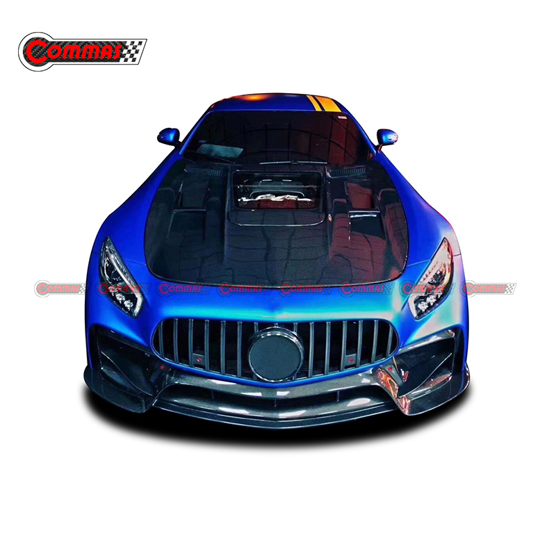 Carbon Fiber Engine Hood Cover Bonnet For Mercedes Benz AMG GT GTS GTR