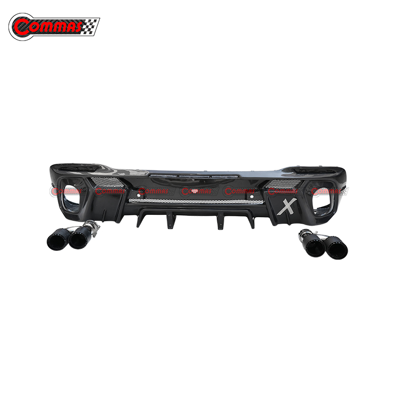 Larte Style Carbon Fiber Rear Diffuser Lip For Mercedes Benz GLE Coupe GLE63 AMG