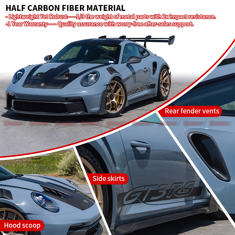 Porsche 992 GT3RS original bodykit dry carbon fiber body kit