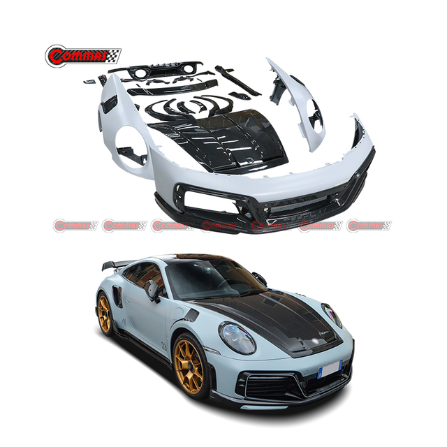 Porsche 911 992 turbos techart carbon fiber body kit