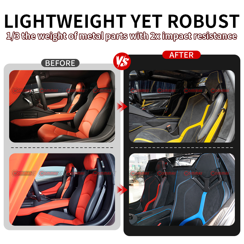 Lamborghini Aventador LP700 SVJ dry carbon fiber seat