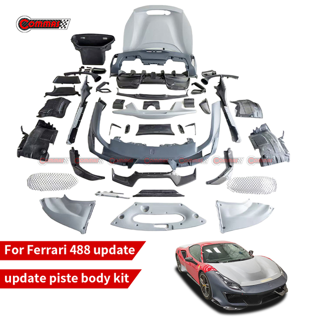 Ferrari 488 original upgrade to pista bodykit