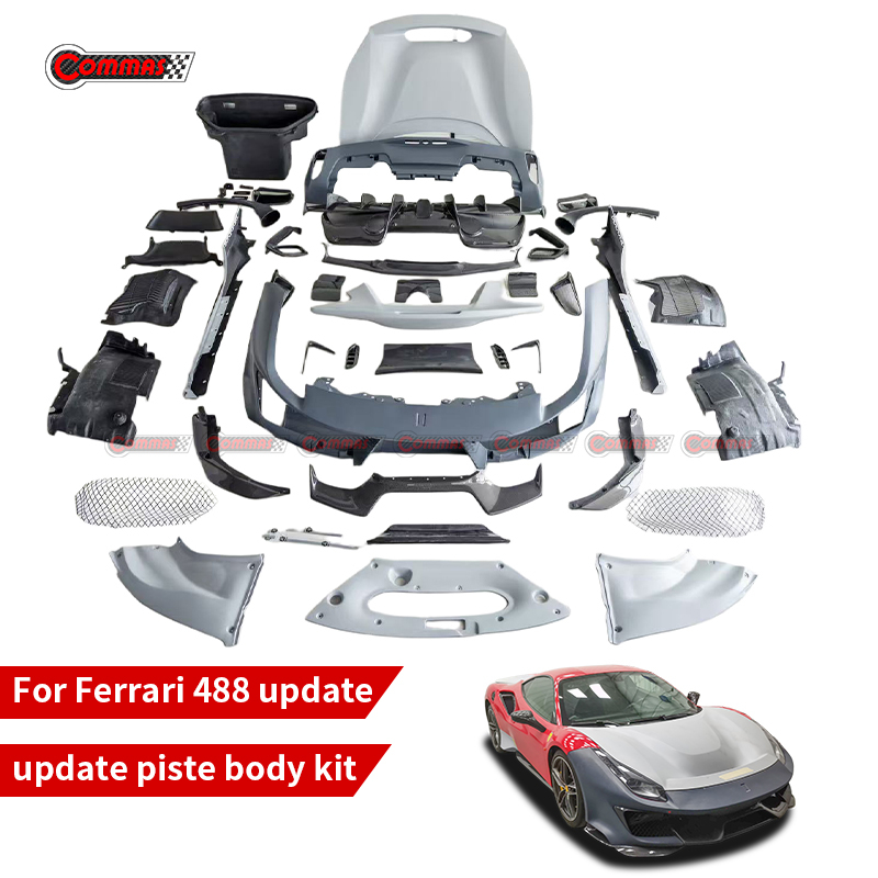 Ferrari 488 original upgrade to pista bodykit