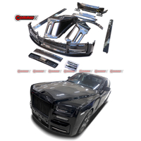 Rolls-Royce Phantom eighth generation upgradedto mansory dry carbon fiberbody kits