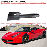 Ferrari 458 OEM carbon fiber Side Skirt bodykit