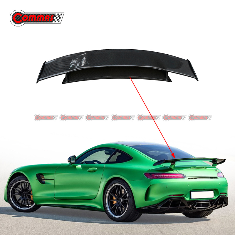 GTR Style Carbon Fiber Rear Wing Spoiler For Mercedes Benz AMG GT GTS