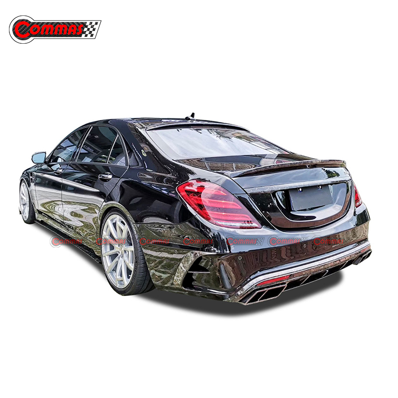 Mercedes Benz S Class W222 S63 Mansory Style Carbon Fiber Bodykit