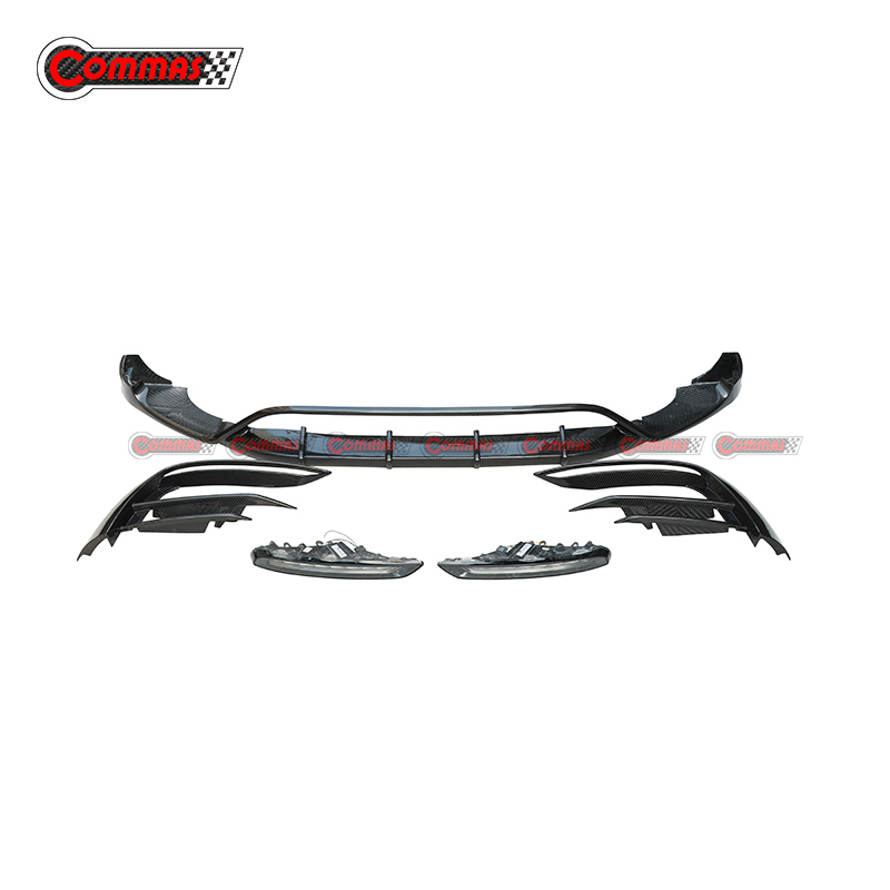 Topcar Style Carbon Fiber Front Lip Bumper For Mercedes Benz GLE Coupe C167