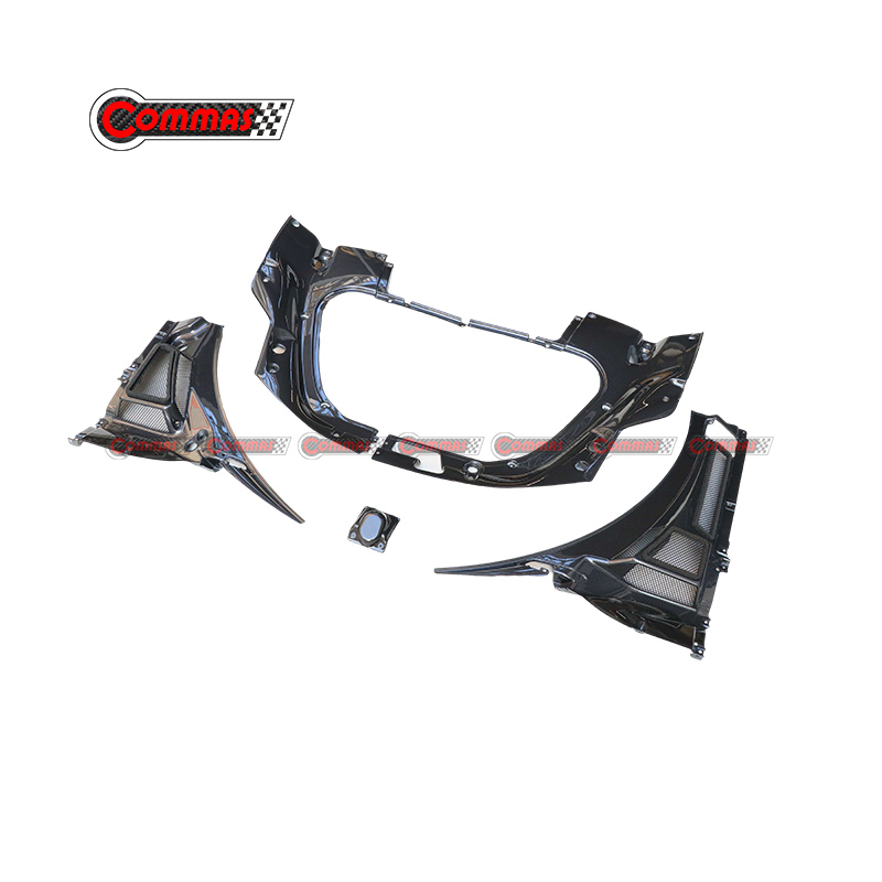 Ferrari SF90 dry carbon fiber luggage compartment interior trim