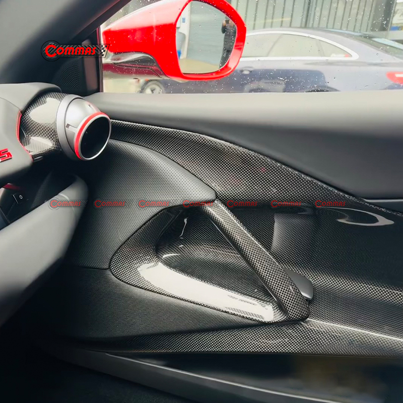 Ferrari 812 original replaceable dry carbon fiber door handle