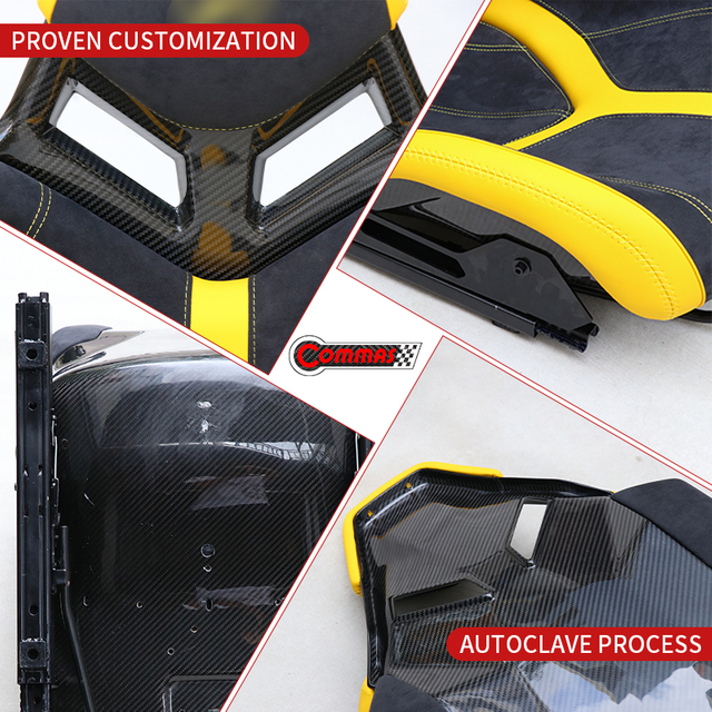 Lamborghini Aventador LP700 SVJ dry carbon fiber seat