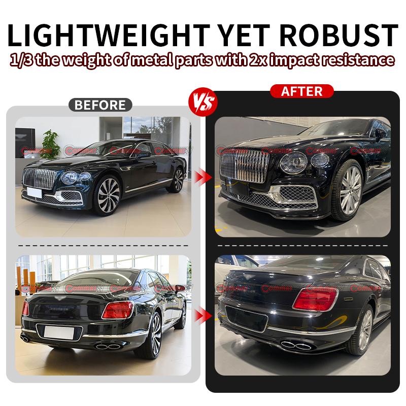 2022 Bentley Fly Spur W12 dry carbon fiber bodykit