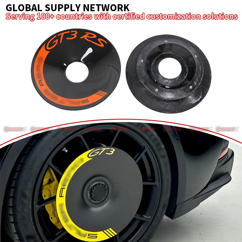 Porsche 991-992 GT3RS dry carbon fiber hubcap