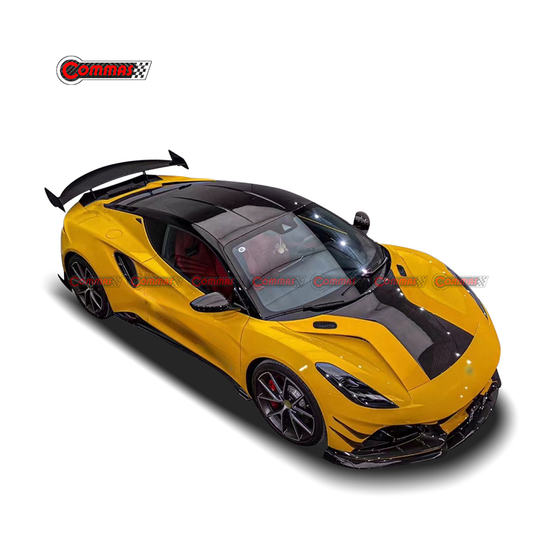 Lotus Emira Monotek dry carbon fiber Satin texture bodykit