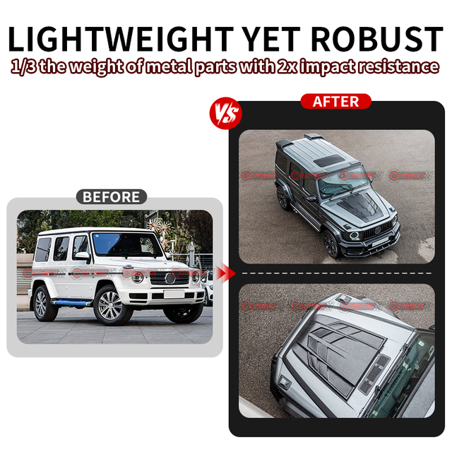 Mercedes-benz G-Class w463a w464 Chelsea dry carbon fiber hood bodykit