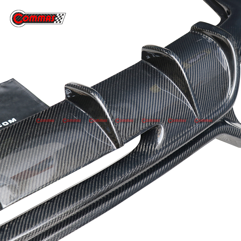 PD Style Carbon Fiber Rear Bumper Diffuser Lip For Mercedes Benz AMG GT