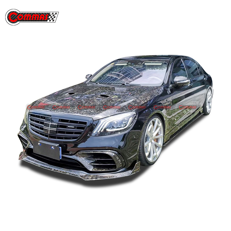 Mercedes Benz S Class W222 S63 Mansory Style Carbon Fiber Bodykit