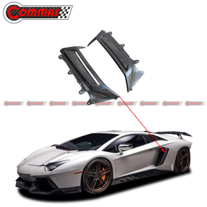 Novitec Style Carbon Fiber Rear Fender Side Air Outlet Intake Vents For Lamborghini Aventador Lp700