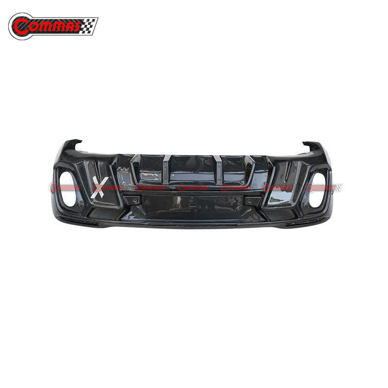 Larte Style Carbon Fiber Rear Diffuser Lip For Mercedes Benz GLE Coupe GLE63 AMG