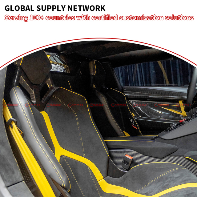 Lamborghini Aventador LP700 SVJ dry carbon fiber seat