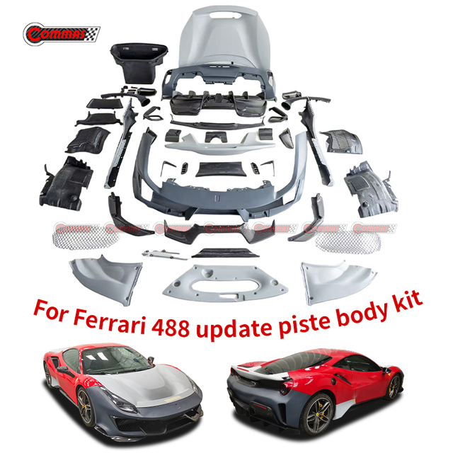 Ferrari 488 original upgrade to pista bodykit